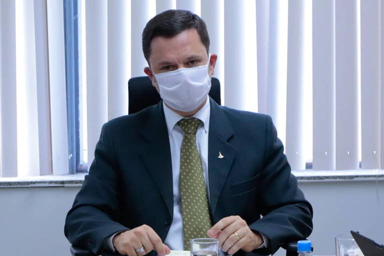 O novo ministro da Justiça, Anderson Torres, delegado da Polícia Federal e ex-secretário da Segurança Pública do Distrito Federal