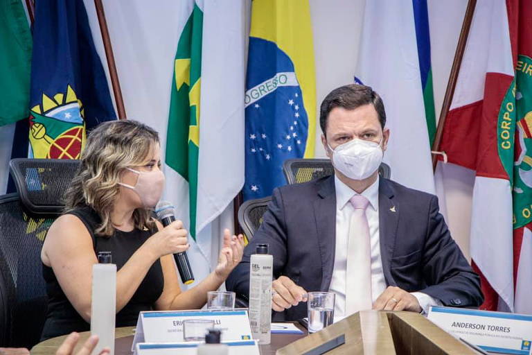 O novo ministro da Justiça, Anderson Torres, delegado da Polícia Federal e ex-secretário da Segurança Pública do Distrito Federal