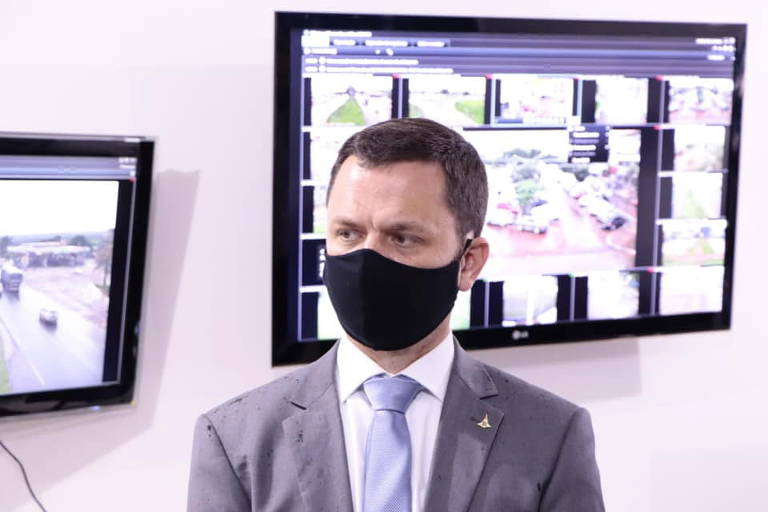 O novo ministro da Justiça, Anderson Torres, delegado da Polícia Federal e ex-secretário da Segurança Pública do Distrito Federal 