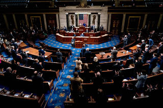 FILE PHOTO: House of Representatives reconvenes in Washington