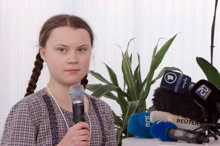 A ativista Greta Thunberg
