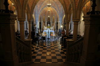 Easter Sunday Mass amid COVID-19 restrictions in Sao Paulo
