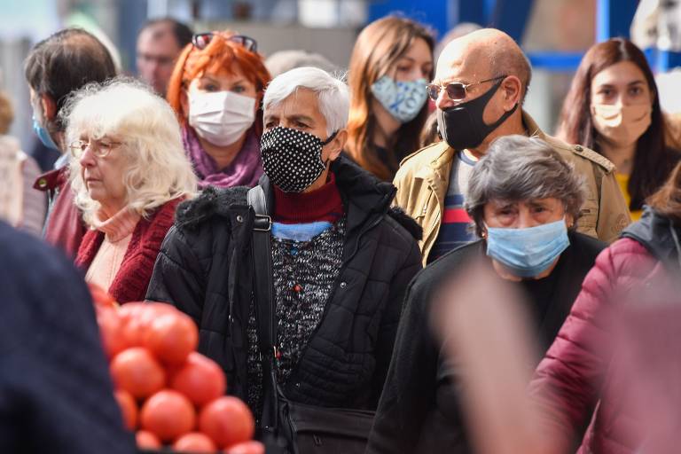 Cenas da pandemia na Bulgária