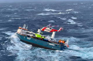 Dutch cargo ship adrift off Norway after dramatic evacuation in North Sea