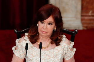 Argentina's President Fernandez addresses 139th legislative term session at National Congress in Buenos Aires