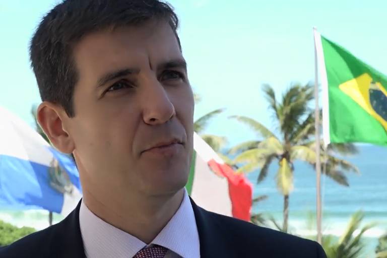 O delegado Rodrigo Bartolamei, novo chefe da Polícia Federal de SP