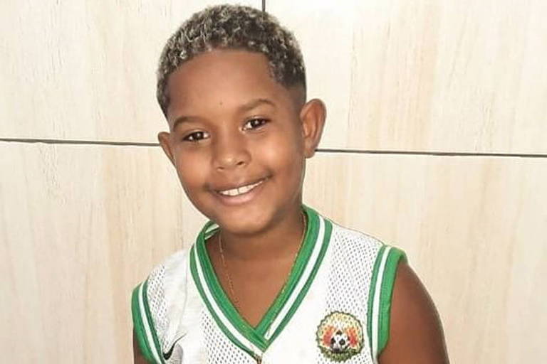 Kaio Guilherme da Silva Baraúna, 8, atingido na cabeça por bala perdida no Rio
