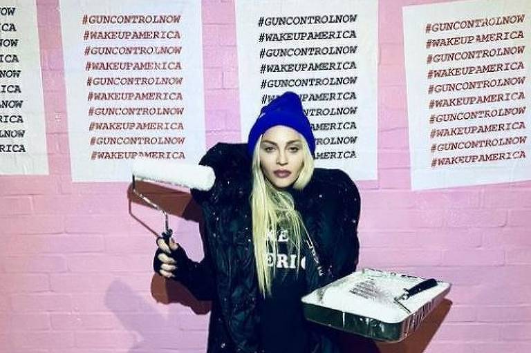 Madonna defende proibição de armas