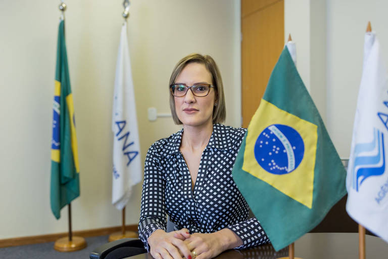 Foto com a ex-diretora-presidente da ANA (Agência Nacional de Águas), Christianne Dias
