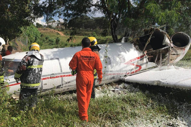 Acidente com avião deixa um morto e dois feridos em BH