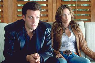 ACTORS JENNIFER LOPEZ AND BEN AFFLECK IN MOVIE STILL IMAGE FROM FILM GIGLI