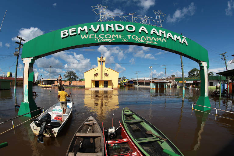 Cidade-anfíbia, Anamã (AM) se prepara para a maior enchente da sua história