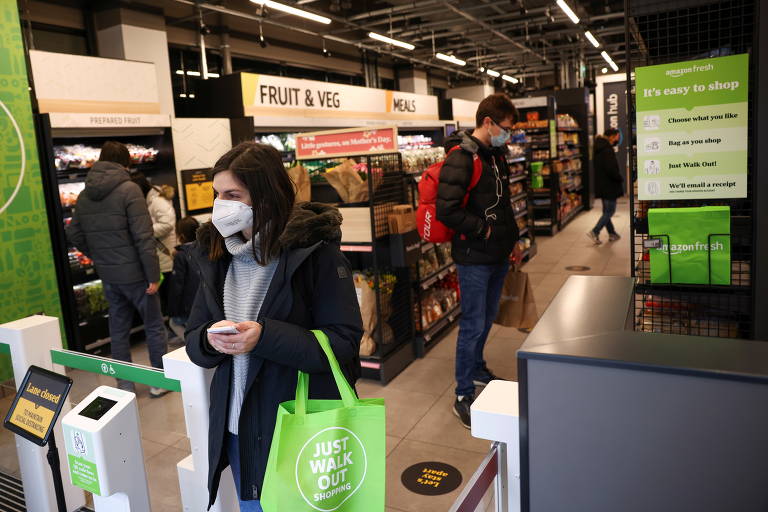Pegar e sair: como funcionam os supermercados da Amazon