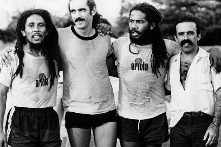 Bob Marley no Brasil: o dia em que o músico jamaicano jogou futebol com Chico Buarque e Moraes Moreira no Rio