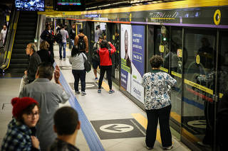Estação Paulista da linha 4-amarela do Metrô de São Paulo