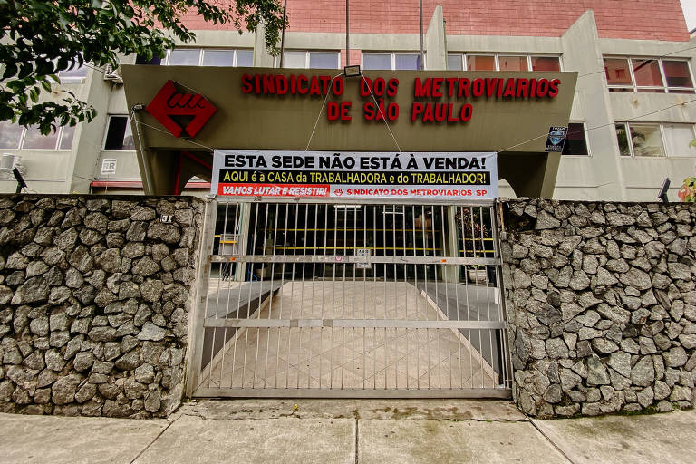 Sede do Sindicato dos Metroviários de SP, na zona leste de São Paulo