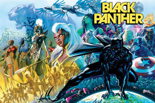A new Black Panther series with a cover by Alex Ross. (Alex Ross/Marvel Entertainment via The New York Times)