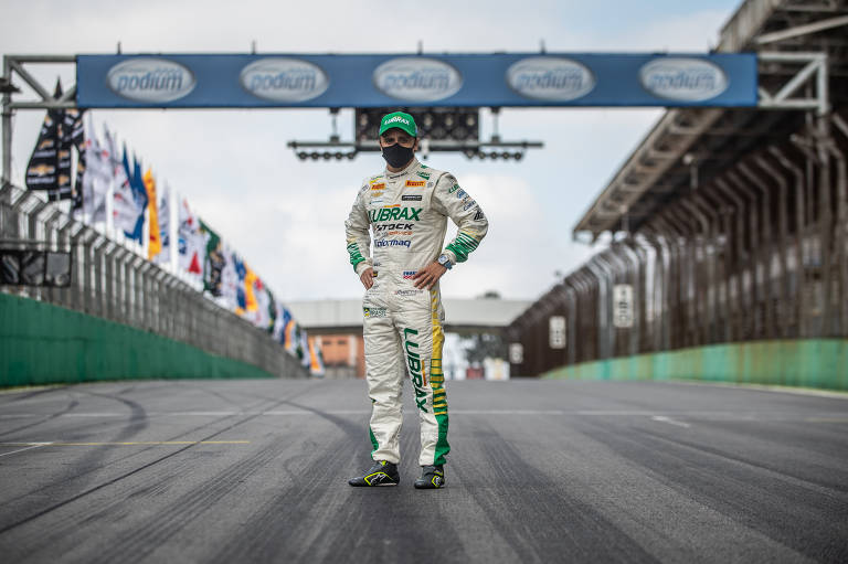 Felipe Massa no autódromo de Interlagos