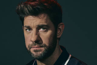 John Krasinski, whose sequel to his 2018 hit movie ?A Quiet Place,? which he wrote, directed and starred in, has had its release delayed for more than a year, in New York, March 6, 2020. (Bryan Derballa/The New York Times)