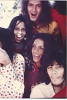 A partir da esq.: Rúbia Matos, Paulinho Boca de Cantor, José Simão, Gal Costa, Pepeu Gomes e Waly Salomão no  Mirante Sétimo Céu, no Leblon (Rio), em 1971, durante a turnê do show Gal Fatal