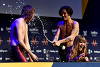 Maneskin of Italy pose with the trophy following a news conference after winning the 2021 Eurovision Song Contest, in Rotterdam, Netherlands, May 23, 2021. REUTERS/Piroschka van de Wouw ORG XMIT: MEXSIN