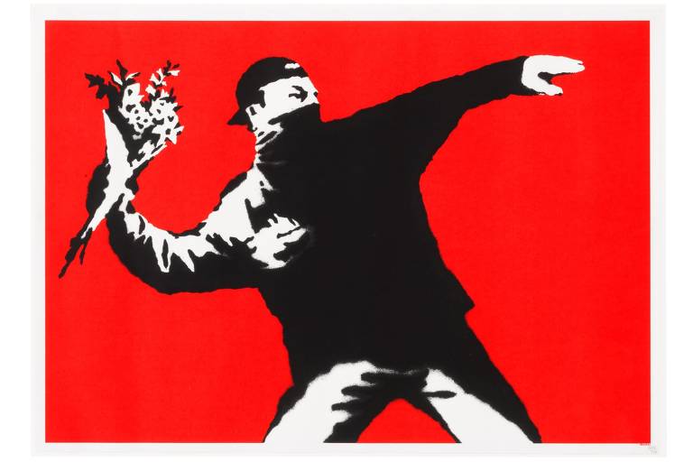 Confira obras de Banksy exibidas em mostra não autorizada pelo grafiteiro em Londres