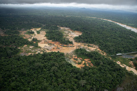 Amazonas, 09.04.2021, Garimpo no rio Uraricoera, TI Yanomami
( Foto: Christian Braga/Greenpeace )