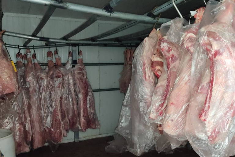 Carga de carne avaliada em R$ 600 mil é recuperada pela PM na Grande SP