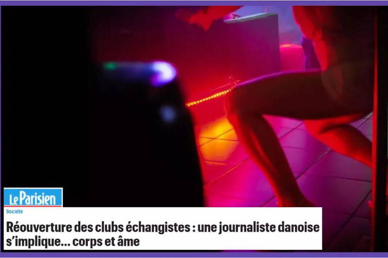Jornalista dinamarquesa faz sexo ao cobrir reabertura de clubes de swings