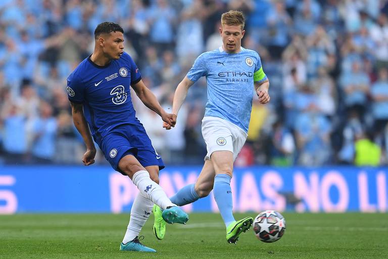 Final da Champions League - Manchester City x Chelsea - 29/05/2021 -  Esporte - Fotografia - Folha de S.Paulo