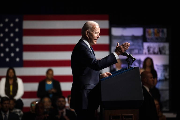 O presidente dos EUA, Joe Biden, faz discurso em homenagem às vítimas no massacre de Tulsa, que completa 100 anos