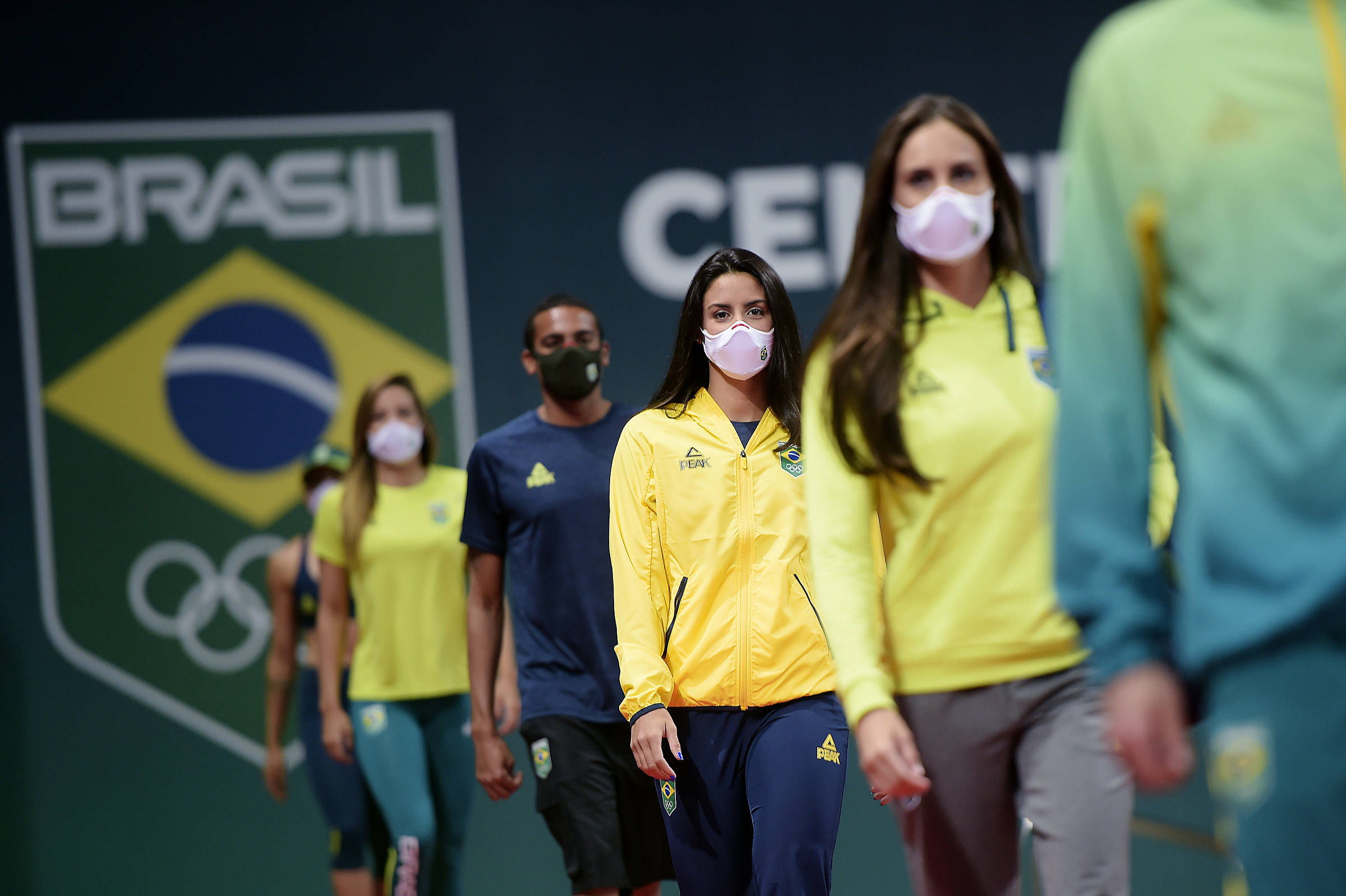 Uniformes da delegação brasileira para Olimpíada de Tóquio - 03/06/2021 -  Esporte - Fotografia - Folha de S.Paulo