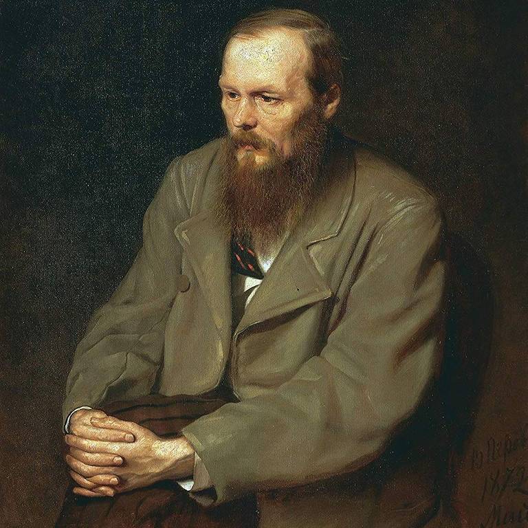 Retrato do escritor Dostoievski, pelo pintor russo Vassily Perov