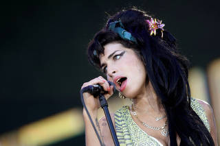 FILE PHOTO: British singer Winehouse performs during the 