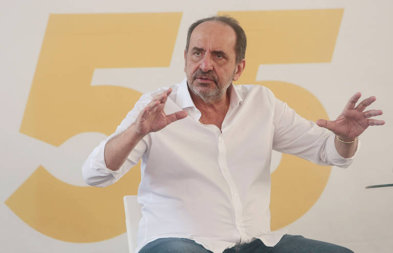 Alexandre Kalil durante a campanha para à Prefeitura de Belo Horizonte, em 2020. Ele foi reeleito para comandar a capital mineira