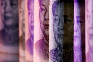 FILE PHOTO: Chinese Yuan banknotes are seen in this illustration