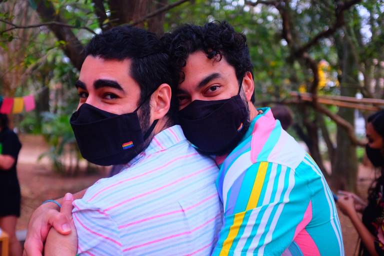 Ivan Oliveira, 33, publicitário e Jorge de Paula, 41, São Paulo (SP)