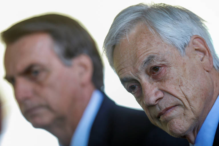 O presidente do Chile, Sebastian Pinera, hoje busca manter distância de Bolsonaro, ciente de que a associação ao brasileiro é negativa internamente para ele