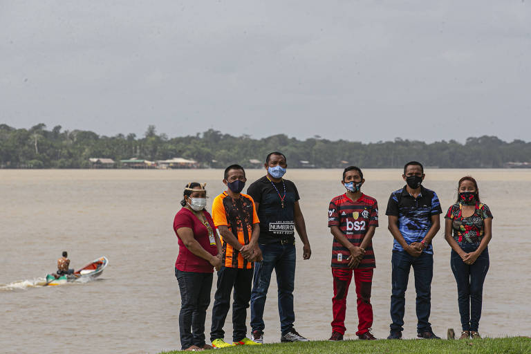 Seis venezuelanos da etnia warao que vivem em abrigo improvisado da Prefeitura de Belém e foram aprovados no processo seletivo da Universidade Federal do Pará
