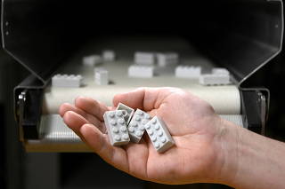FILE PHOTO: Lego's materials and safety testing labs in Billund
