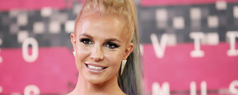 Celebridades 26.12.2016 - Atriz e cantora Britney Spears; durante p MTV Video Music Awards 2015; Los Angeles; Califórnia. (Foto: Danny Moloshok 30.08.2015/Reuters)