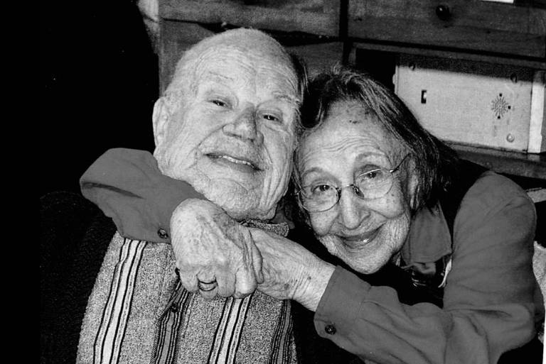 José Moacyr Vianna Coutinho (1924-2021) e a esposa Maria de Lourdes