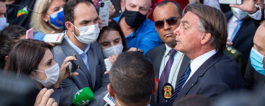 Bolsonaro se irrita com perguntas sobre Covaxin em entrevista em Sorocaba