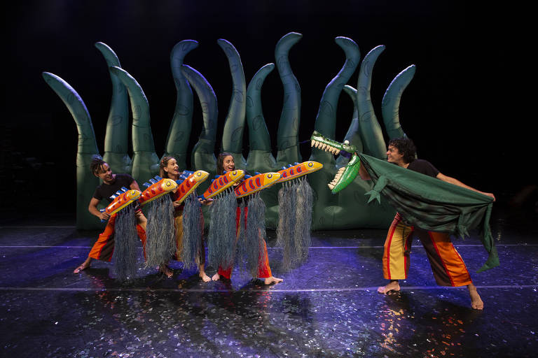Imagem de "Bichos do Brasil", espetáculo que faz parte de festival online do Teatro Folha