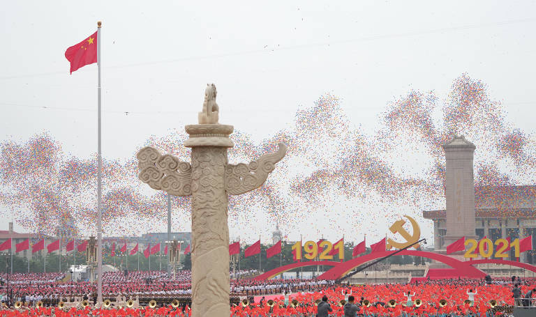 Celebração em Pequim marca o centenário do Partido Comunista Chinês 