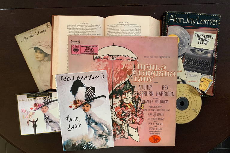 Peça de Bernard Shaw, autobiografia de Alan Jay Lerner, memórias de Cecil Beaton e roteiro e trilha sonora de My Fair Lady em LP e CD