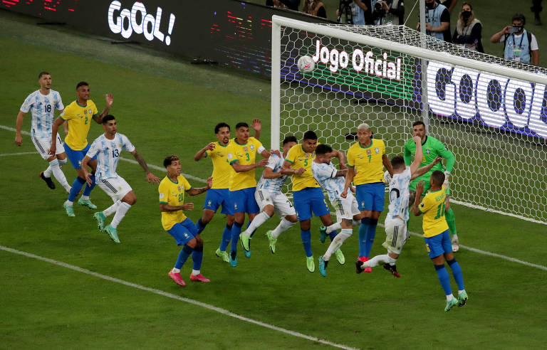 Final da Copa América entre Brasil e Argentina