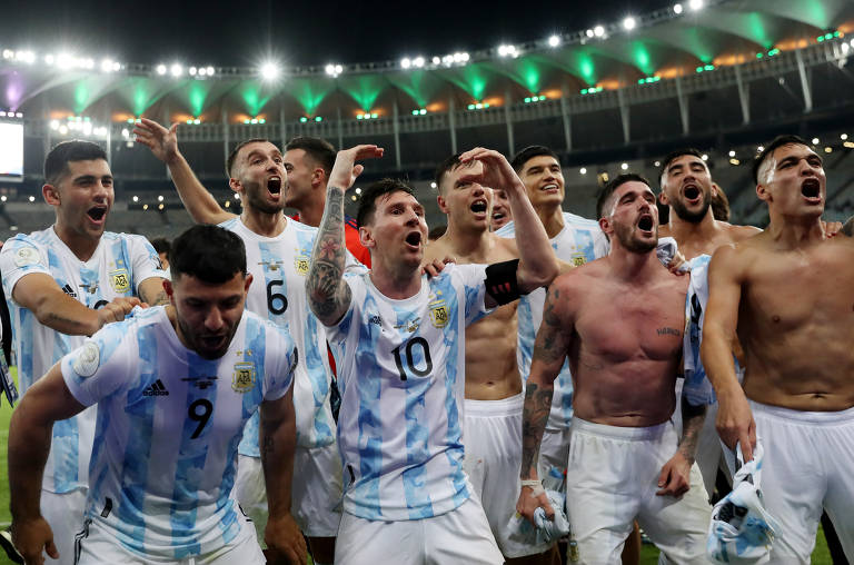 Final da Copa América entre Brasil e Argentina