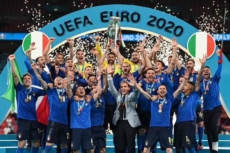 Inglaterra x Itália, final da Eurocopa de 2021