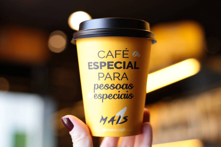Mais1 Café, que tem como um dos atrativos é o modelo 'to go', que oferece bebida adaptada para consumir na rua ou trabalho 